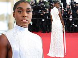 Lashana Lynch reduces a heavenly number in a white outfit at the 75th Annual Cannes Film Festival