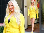 Erika Jayne reduces a certainly joyful number in warm yellow in NYC