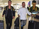Married prima facie: Brent Vitiello and also Al Perkins turn up at the WRONG flight terminal bound for LA